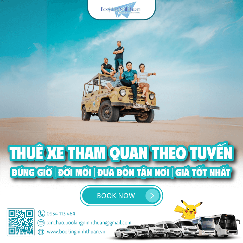 Bảng giá thuê xe 45 chỗ tham quan Ninh Thuận (Cập nhật 2024)