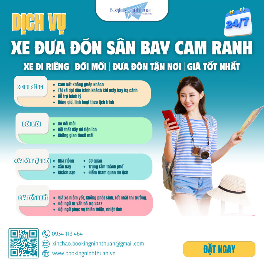 Những tiện ích đáng trải nghiệm của dịch vụ xe đưa đón sân bay Cam Ranh