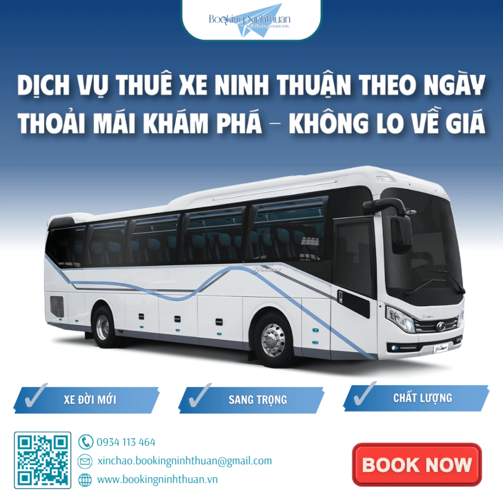 Bảng giá thuê xe 45 chỗ Ninh Thuận trọn gói (Cập nhật 2024)